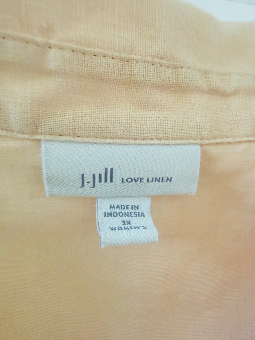 J. Jill Love Linen Beautiful 3X Linen Shirt - Picture 8 of 10
